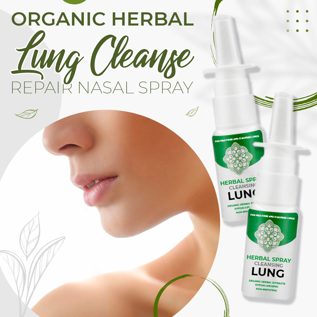 Herbal Spray Cleansing Lung | Organic Lung Nasal Spray| Deep Cleansing