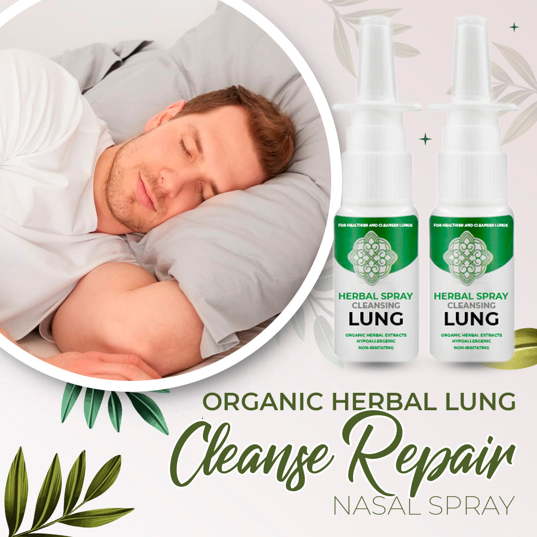 Herbal Spray Cleansing Lung | Organic Lung Nasal Spray| Deep Cleansing