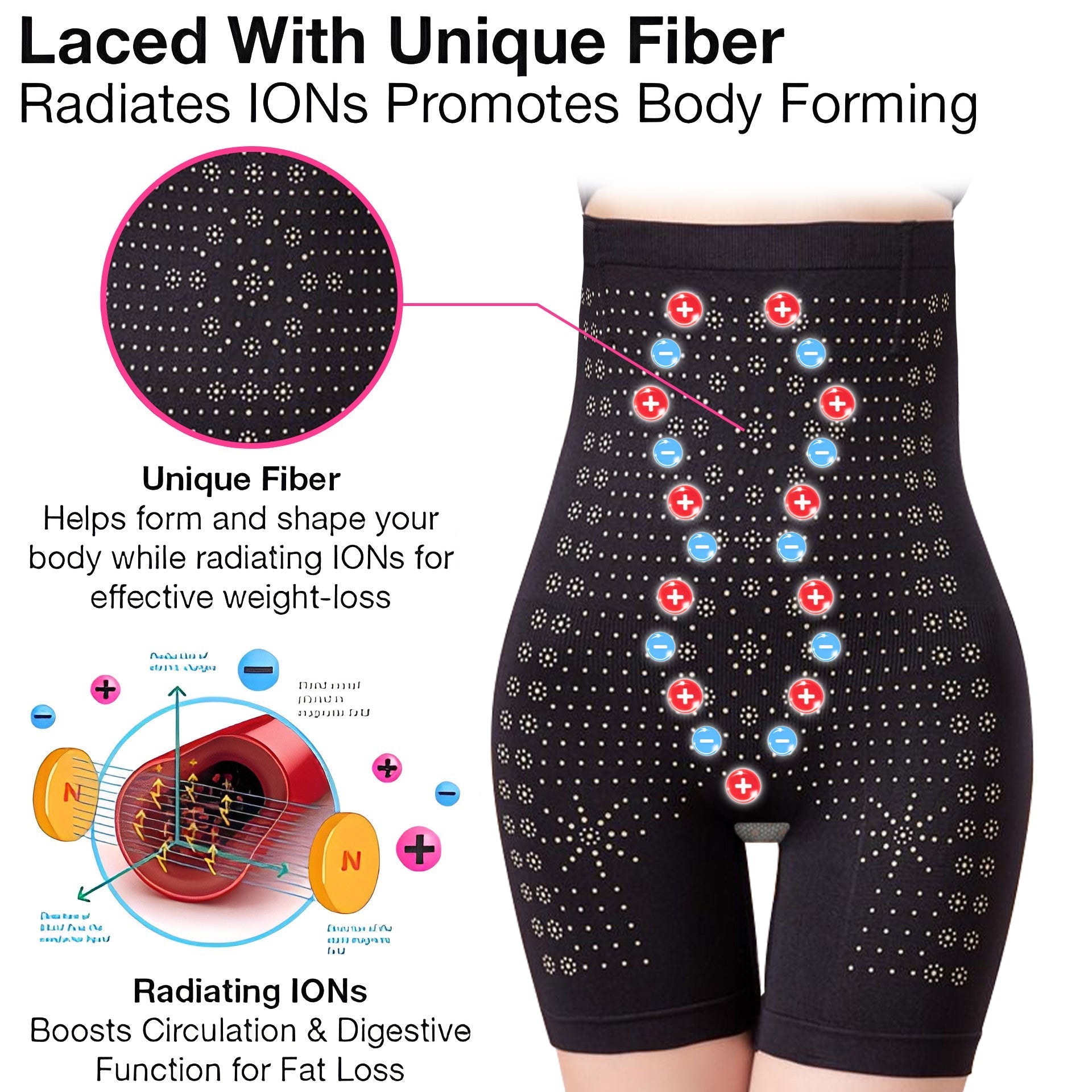 PEARLMOON™ Ice Silk Ion Fiber Repair Shaping Shorts