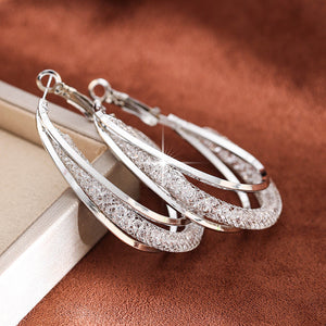 Lymphatic fashion Oval Earrings