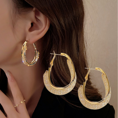 Lymphatic fashion Oval Earrings