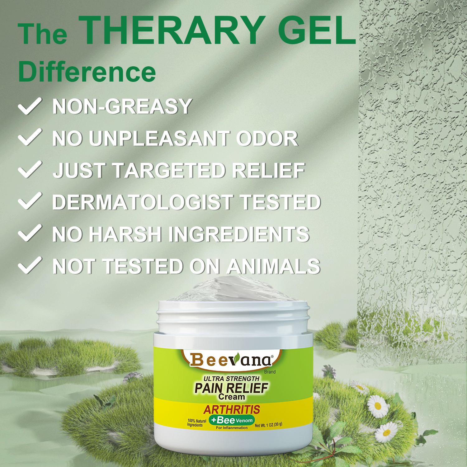 Beevana™ Bee Venom Joint & Bone Therapy Cream (Full Body Recovery, Pure Natural Formula)