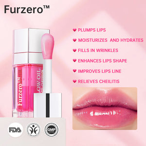 Furzero™ 12 HRS Instants Lips Plumping & Fuller Hydrating Glow Oil