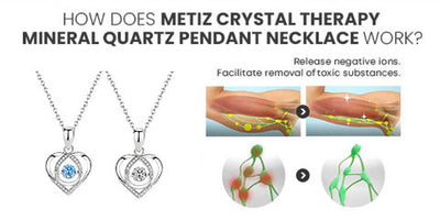 Metiz Crystaltherapy Quartz Gemstone Necklace