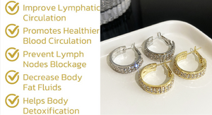 Detoxify LymphFlow Huggie Earrings