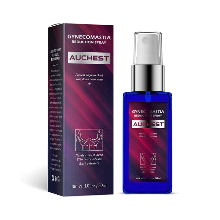 AUCHEST Gynecomastia Reduction Spray | Deep Cleansing