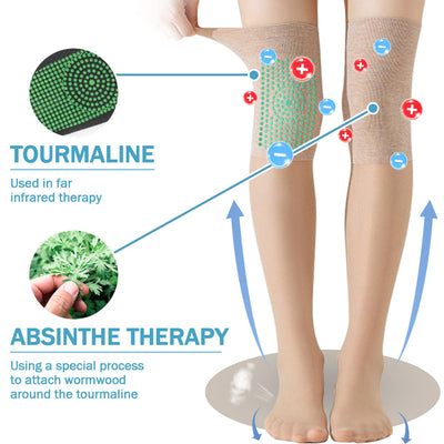 CC™ Ionic Correction Lymphatic Detoxification Long Tube Silk Stockings